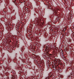 Color 3D bead lace K073513-1AB
