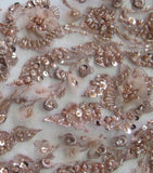Color 3D bead lace K073513-1AB