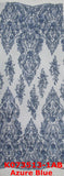 Color 3D bead lace K073513-1AB