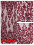 Color 3D bead lace K073513-1AB