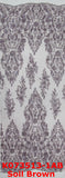 Color 3D bead lace K073513-1AB
