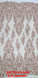 Color 3D bead lace K073513-1AB
